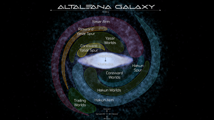 A map of the Altaleana Galaxy